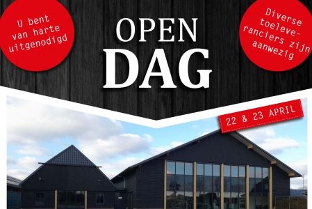 Open Dagen 22 & 23 april 2022